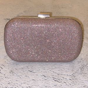 Club Monaco glitter clutch